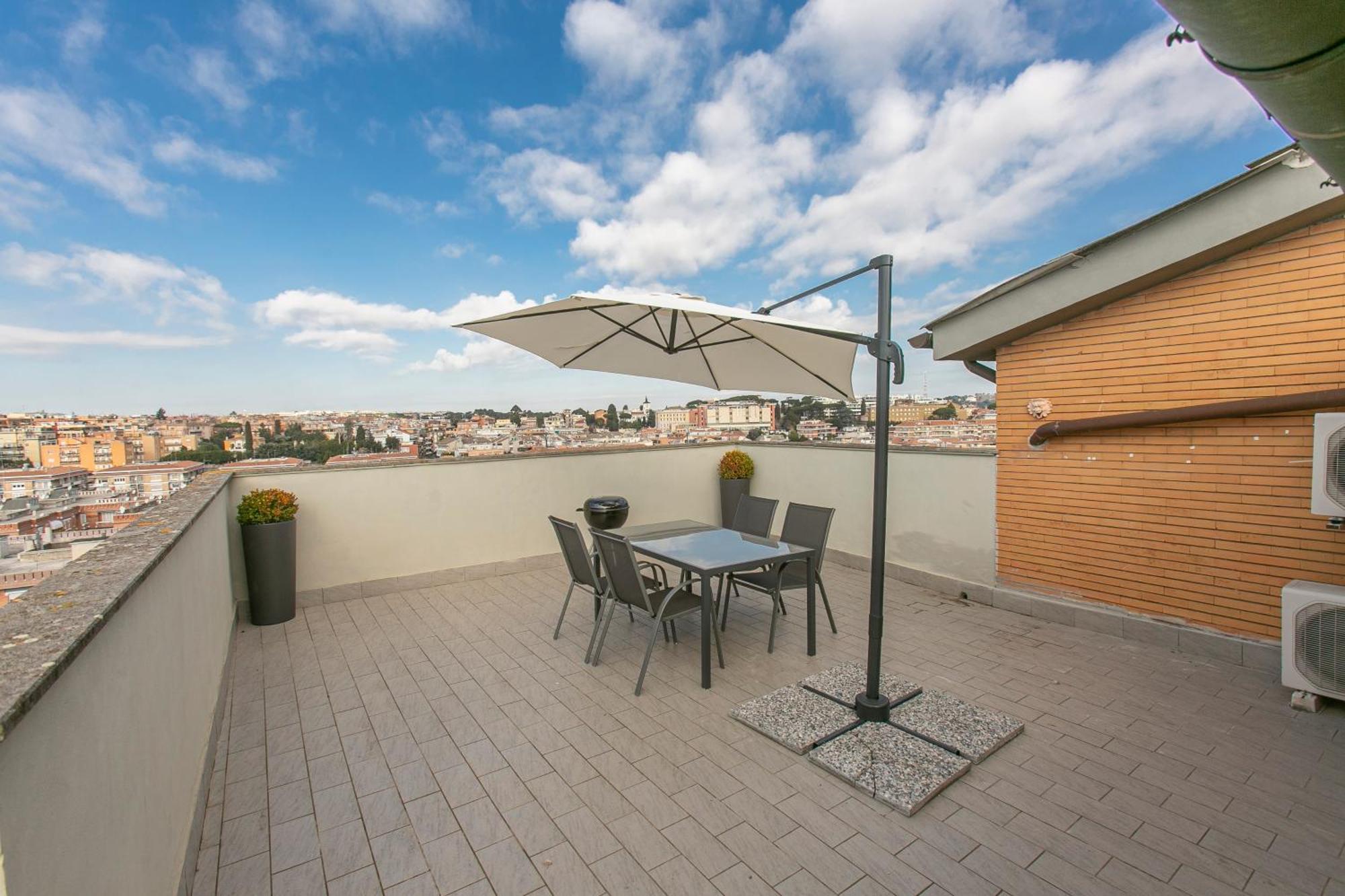 Terrazza San Pietro Vicino Metro A Apartamento
